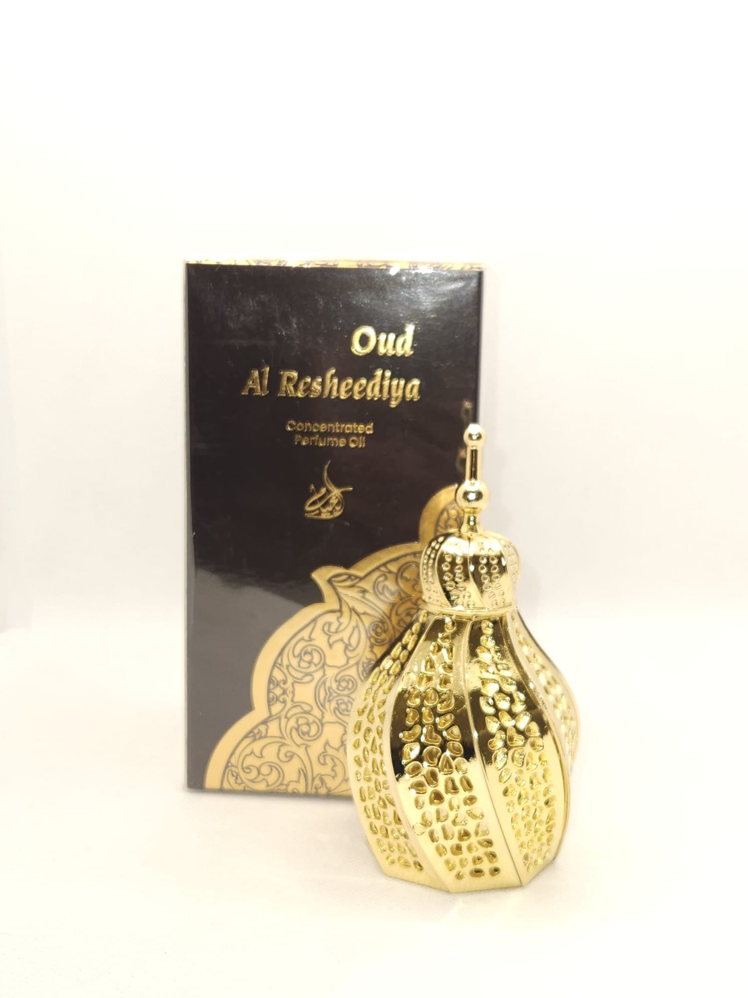 Esenta de Parfum Arabesc,  Al Khayam Zafron-Oud Al Resheediya, Unisex, Note Fresh, Citrice,  Ulei Concentrat 12 ml